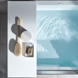 Duravit Shower & Bath Dusch-Badewanne für Nische, Glas rechts 170 x 75 cm