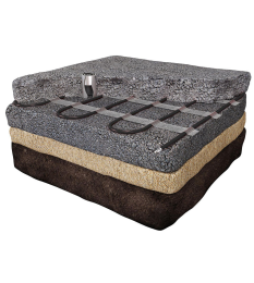 evenes Eis/Schneeschmelz-Heizmatte für Freiflächen in Beton/Sandeinbau 3000W/20x0,5m=10m²/230V