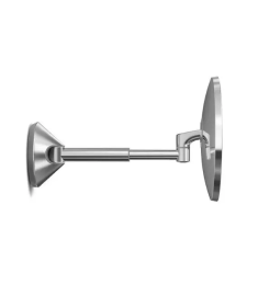 Simplehuman Kosmetikspiegel Wand-Schminkspiegel mit LED Beleuchtung,5-fach Edelstahl poliert