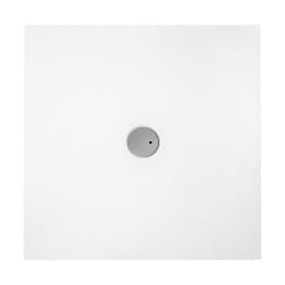 Duschwanne Evje Quadrat 1000 x 35 x 1000 mm Acryl, weiß
