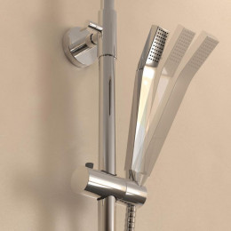 Treos Serie 173 Thermostat Duschsystem für Wandmontage mit Kopfbrause