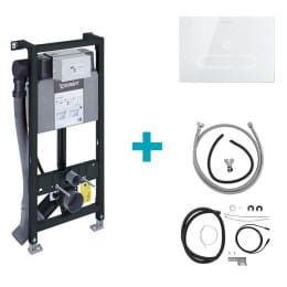 Duravit DuraSystem A2 Set für Starck f Dusch-WC, H: 114,8 cm