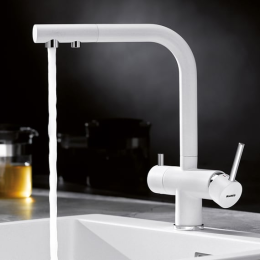 Blanco Fontas II - Küchenarmatur mit Filterfunktion, Weiß 523134