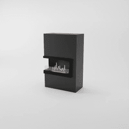 Glow Fire Halden Links Ethanolkamin