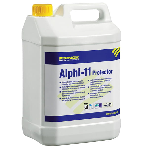 FERNOX Zentralheizungsvollschutz Alphi-11 Frostschutzmittel und Protector kombiniert nach VDI 2035