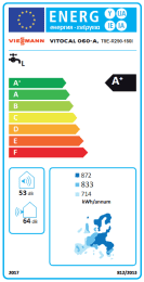 Viessmann Vitocal 060-A, T0E-R290 Außenluft 178l