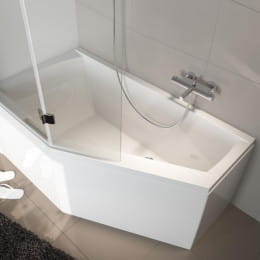 Riho Geta Raumspar-Badewanne ohne Füllfunktion