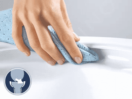 Grohe Rapid SLX WC mit Sitz, Taste Skate Cosmopolitan S, randlos, SoftClose Grohe Rapid SLX WC mit Sitz, Taste Skate Cosmopolitan S, randlos, SoftClose