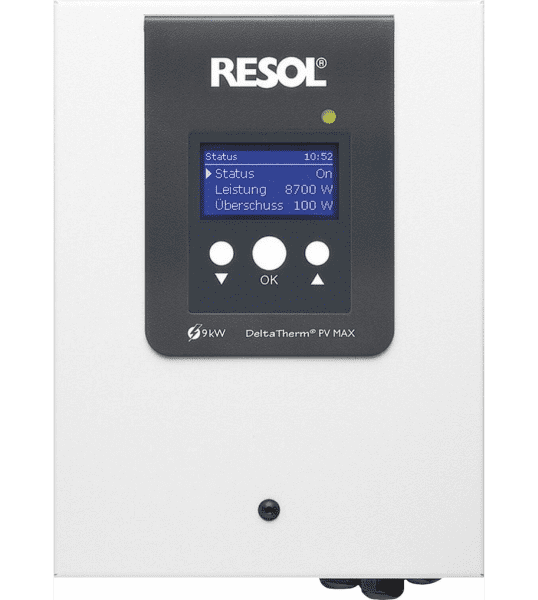 RESOL Heizungsregelung Resol DeltaTherm PV-MAX Komplettpaket Power-to-Heat-Heizungsregler