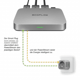 Ecoflow PowerStream Mikrowechselrichter EU 800W - 0% MwSt (Angebot gemäß§12 Abs.3 UstG)