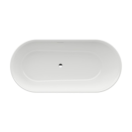 LAUFEN Kartell freistehende Badewanne 171,5 x 81,5 cm weiß matt