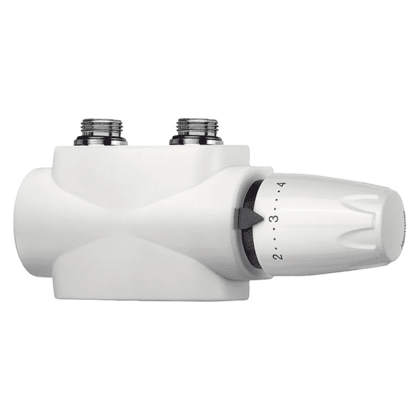 IMI HEIMEIER Ventilblock IMI Multilux 4-Set DX, Zweirohrbetrieb, DN20(3/4"), weß RAL 9016