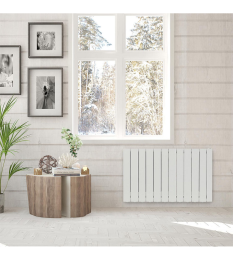fondital Aluminium-Heizkörper Elektrisch eBlitz Wi-Fi, 1800 Watt, weiß RAL 9010