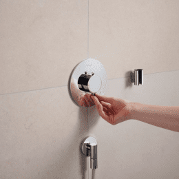 Hansgrohe Ecostat Comfort S Unterputz-Thermostatarmatur für 2 Verbraucher, Chrom