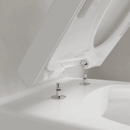 Villeroy & Boch Avento Wand-WC mit DirectFlush mit WC-Sitz, weiß