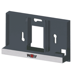 WOLF Wandsockel schwarz für Bedienmodul BM-2