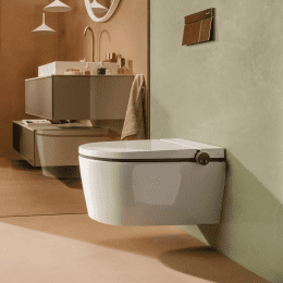 Hansgrohe LavaPura Element S Wand-Dusch-WC Komplett Set AquaHelix Flush, SmartClean, HygieneEffect,