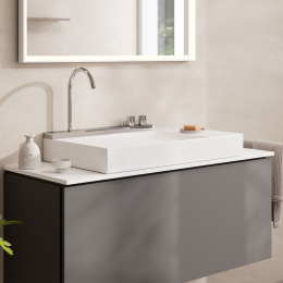 Hansgrohe Avalegra Waschtisch 78x48 cm, mit Thermostatbatterie und Brause, 2 Strahlarten, ohne Überl