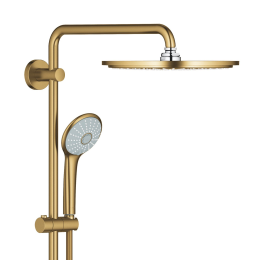 Grohe Euphoria - Duschset 310 mit Thermostat, 3 Strahlarten, Cool Sunrise gebürstet