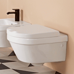 Villeroy & Boch Architectura Wand-WC mit DirectFlush mit WC-Sitz, weiß