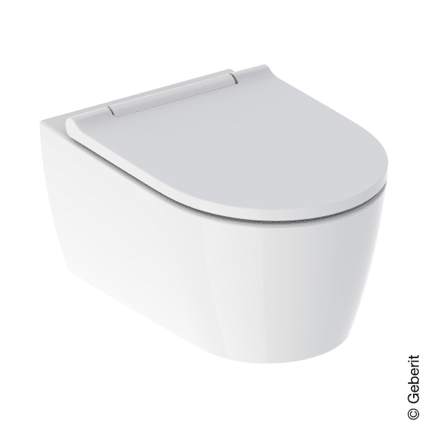 Geberit ONE Wand-WC mit Softclose WC-Sitz, TurboFlush, KeraTect, Weiß