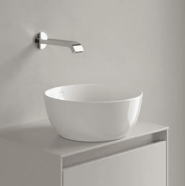 Villeroy & Boch Artis - Aufsatzwaschbecken, Durchmesser 33 cm, ohne Überlauf, alpinweiß