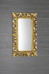 Sapho IN110 Rahmenspiegel 40x70cm, Gold