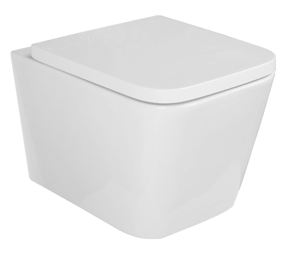 kielle Arkas I - Wand-WC mit WC-Sitz SoftClose, Rimless, Weiß