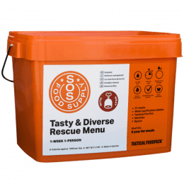 Tactical Foodpack SOS Notvorratsbox mit Fleisch 2100 g für 1 Woche