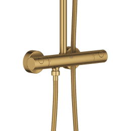 Grohe Euphoria - Duschset 310 mit Thermostat, 3 Strahlarten, Cool Sunrise gebürstet