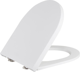 evenes WC-Sitz AIMERA Compact Softclose Duroplast weiß Edelstahlscharnier
