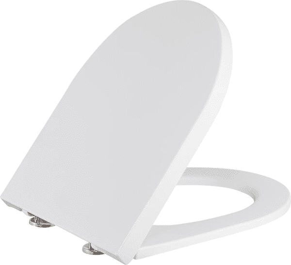 evenes WC-Sitz AIMERA Compact Softclose Duroplast weiß Edelstahlscharnier