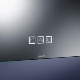 Zierath Art-Edition No1 LED-Lichtspiegel 190 x 90 cm mit Easy-Touch-Display, Deluxe