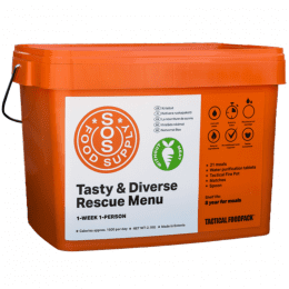 Tactical Foodpack SOS Notvorratsbox ohne Fleisch 2100 g für 1 Woche