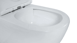 kielle Oudee Stand-WC Kombi-Garnitur mit Spülkasten und Softclose-Sitz, Vortex Rimless, weiß