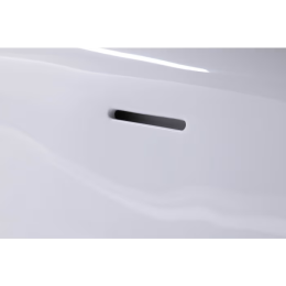 Duravit White Tulip Freistehende Badewanne, 1800x900 mm, ClickClack, weiß