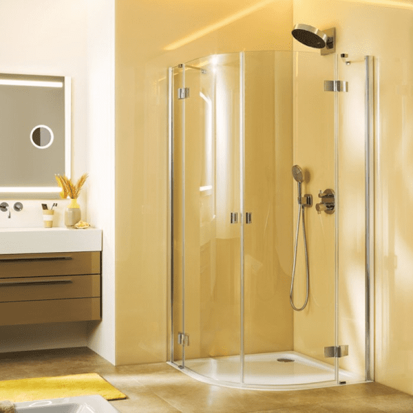 Artw. Dynamic Runddusche 2 Pendeltüren 2Fixteile 900IIx2000mm MH/EK/C