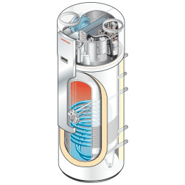 Weishaupt Paket WWP T 300 WA Trinkwasser-Wärmepumpe für WTC-OB W-H