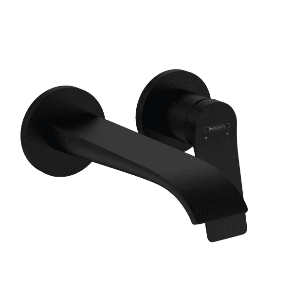 Hansgrohe Vivenis Unterputz-Waschtischarmatur, 2-Loch Installation, EcoSmart, schwarz matt