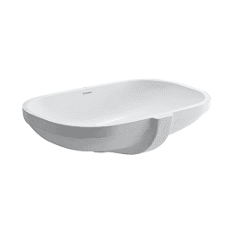 Duravit D-Code Unterbauwaschtisch 50x29 cm, ohne Hahnloch, Alpinweiß