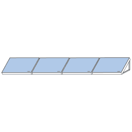Weishaupt Flachkollektoren WTS-F2 K5 4er-Feld Flachdach horiz. 4/4x1-FH-30°