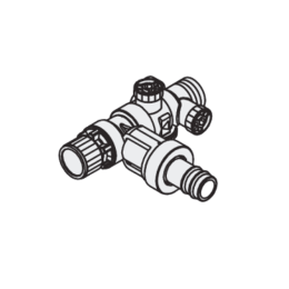 Viessmann Sicherheitsgruppe nach DIN 1988 DN 15 10 bar, Eckausführung