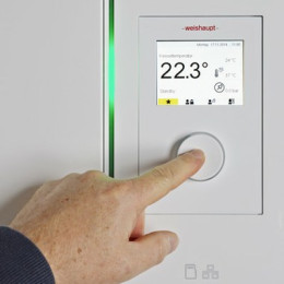 Weishaupt Paket WTC-GW 25-B W, Aufputz Gas-Brennwertgerät