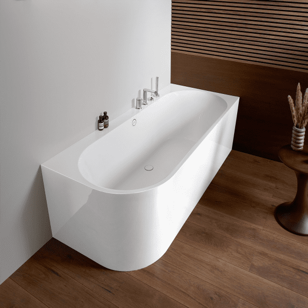Villeroy & Boch Oberon 2.1 Eck-Badewanne, mit Schürze weiß 180x80 cm, rechts