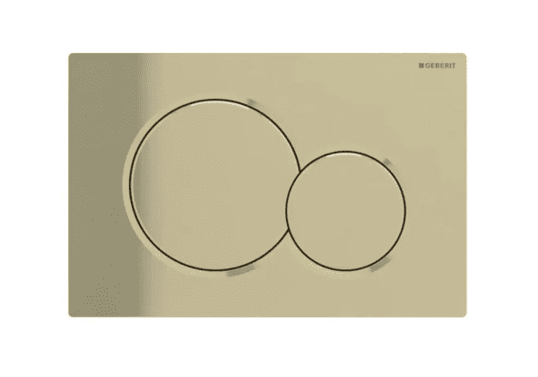 Geberit Sigma01 Betätigungsplatte SIGMA30, edelmessing galvanisiert