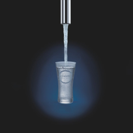 Grohe Blue Home Spültisch Einhebelmischer mit Filterfunktion und Kühleinheit, verchromt