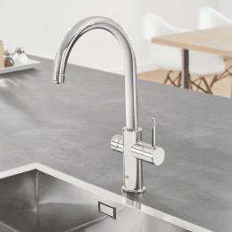 Grohe Blue Home Spültischarmatur Connected, mit Kühleinheit und Wasserfilter, verchromt