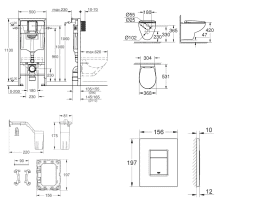 Grohe Rapid SL WC-Set mit Softclose-Sitz, Even-Taste & Fresh-Set, phantom black Grohe Rapid SL WC-Set mit Softclose-Sitz, Even-Taste & Fresh-Set, phantom black
