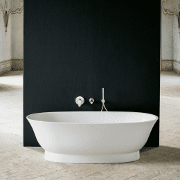 Laufen The New Classic Freistehende Badewanne 190x90x58 cm, weiß matt