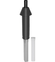 SKOBERNE Dachdurchführung nano LAS 60/125 0.4 m schwarz